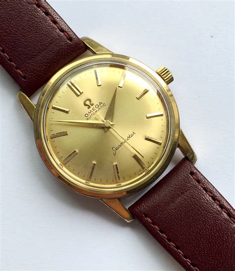 Omega Seamaster vintage gold plated